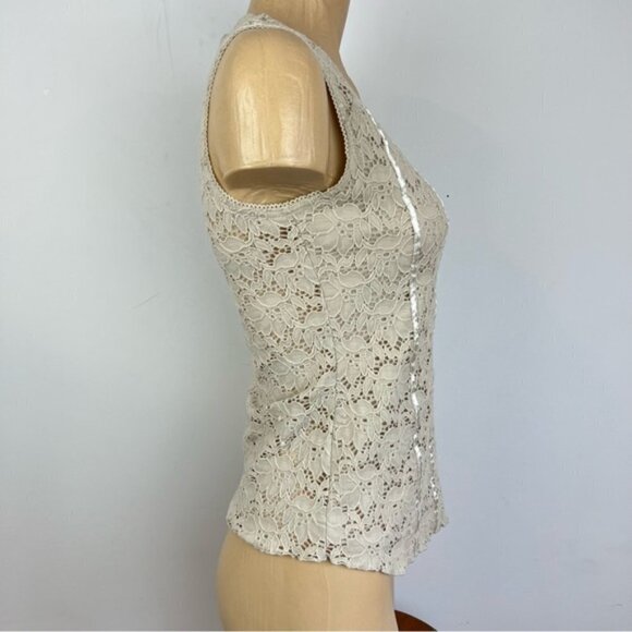 Y2K tribal lace corset style tank - Picture 3 of 9